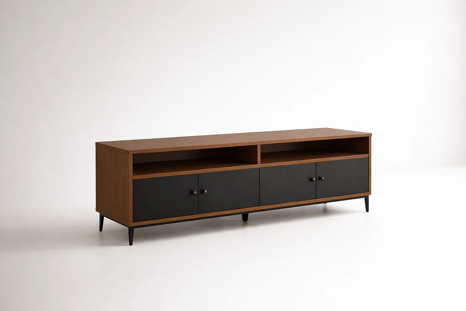 Modern Dual Tone TV Console Unit